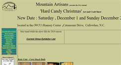 Desktop Screenshot of mountainartisans.net